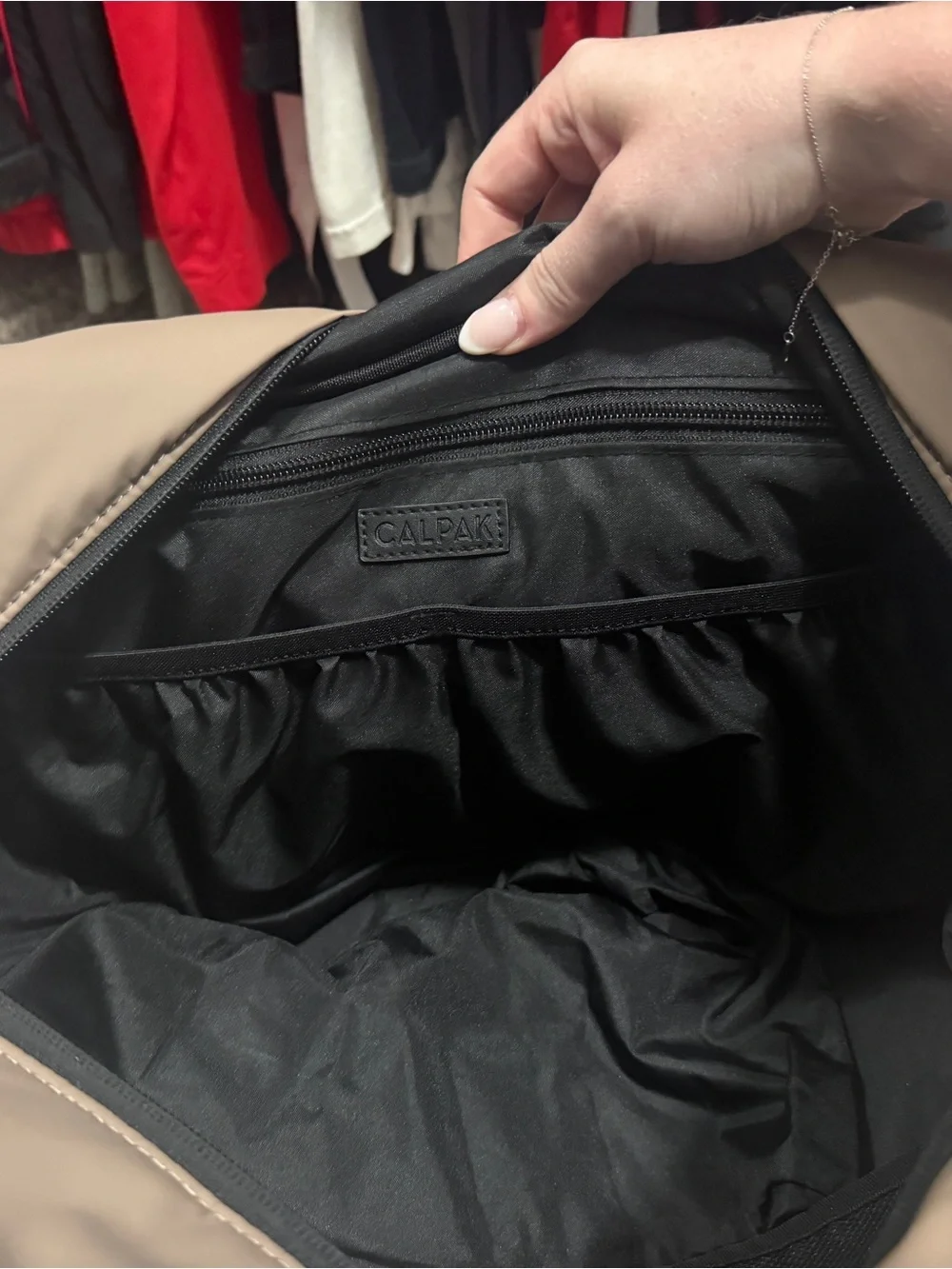 Calpak Luka Duffel in Chocolate - Picture 5 of 9